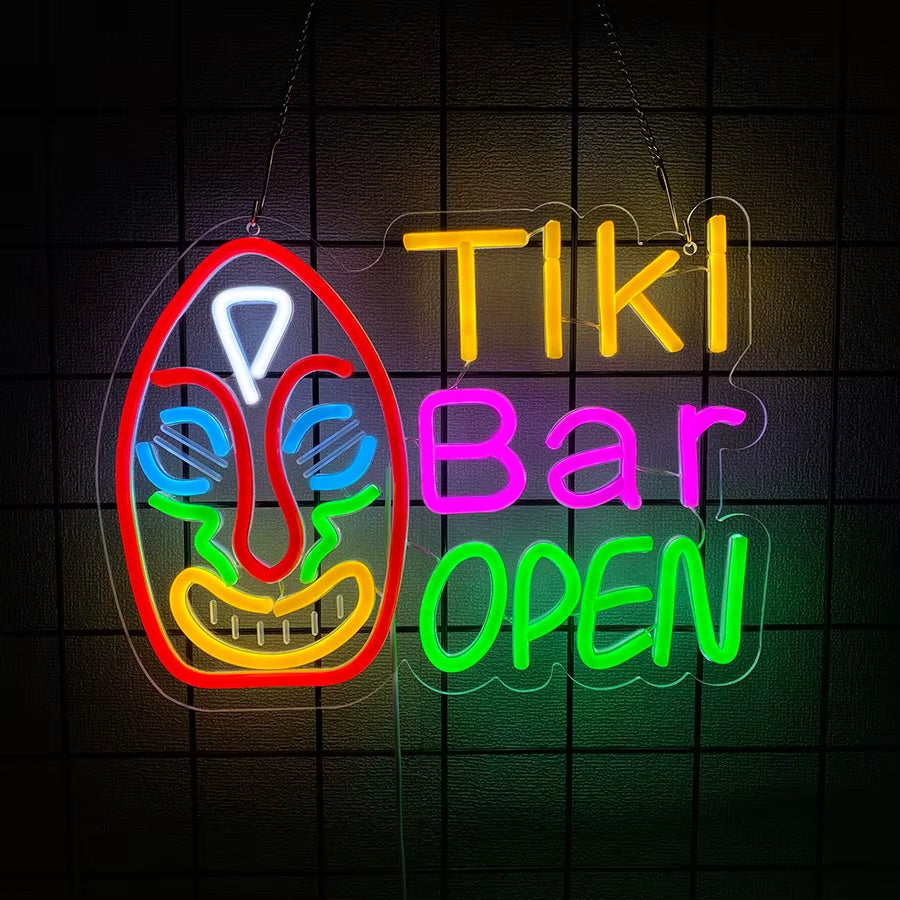 Bar Series Led Neon Signs, Mask Personality Icons, Used in Rooms, Clubs, Bars, Game Rooms, Theme Parties, Man Caves Art Decor.