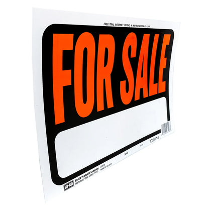 Hy-Glo Series 3006 Identification Sign, for Sale Fluorescent Orange, Plastic Material