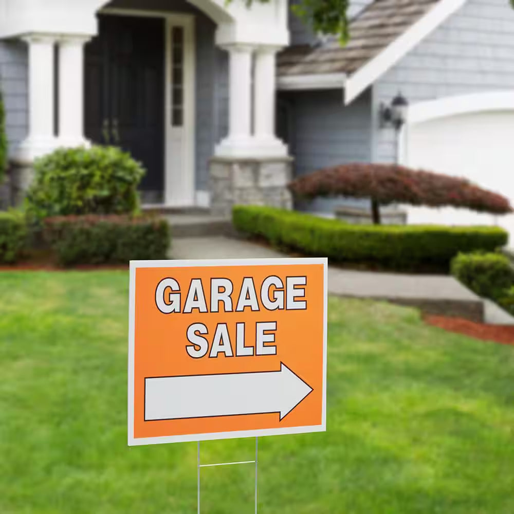 Garage Sale Yard Sign Kit (614-Piece)