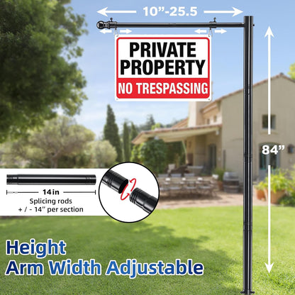 7FT Metal Real Estate Sign Post for Sale & Open House Yard Signs