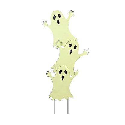 Halloween Ghost Decorations Yard Halloween Outdoor Light-Up Ghost Lawn Stakes