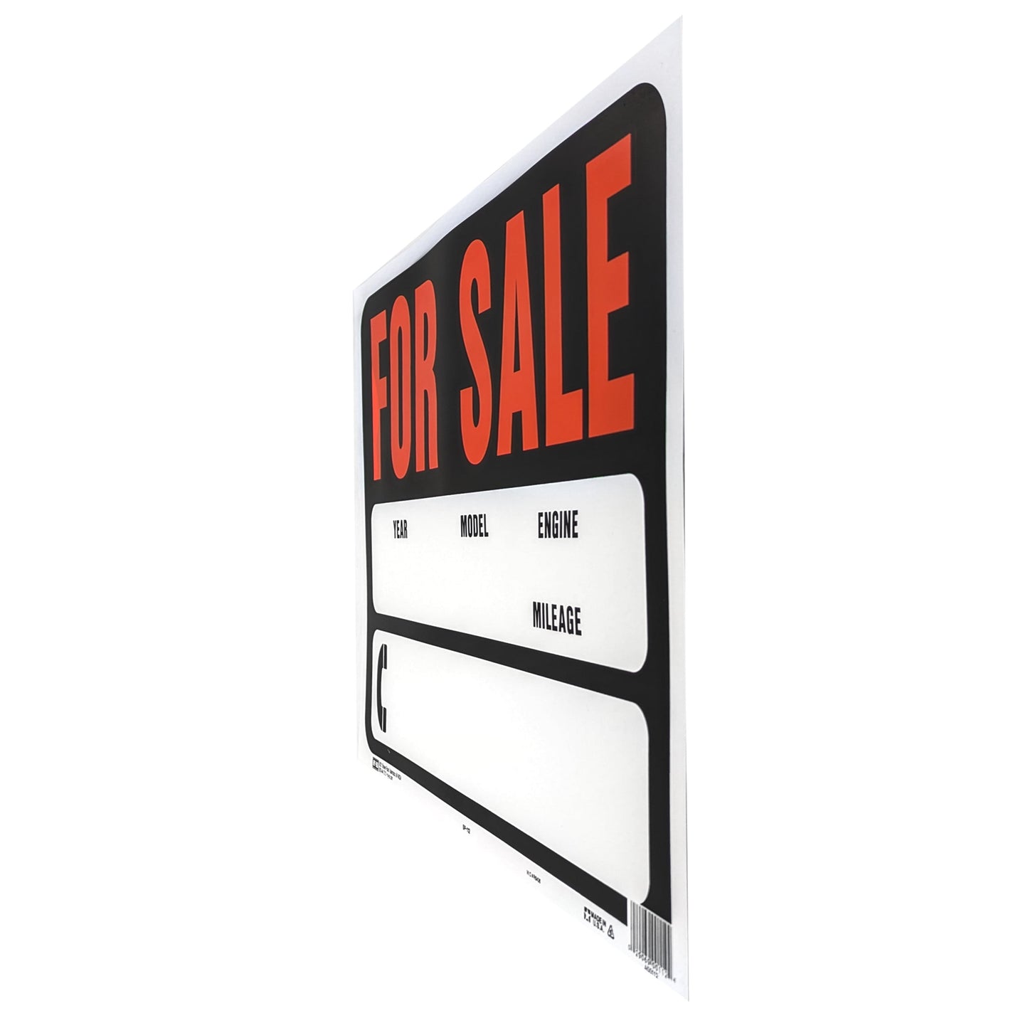 Hy-Glo Series SP-112 Jumbo Identification Sign, for Sale, Fluorescent Orange Legend, Plastic