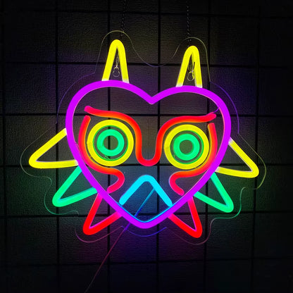 Bar Series Led Neon Signs, Mask Personality Icons, Used in Rooms, Clubs, Bars, Game Rooms, Theme Parties, Man Caves Art Decor.