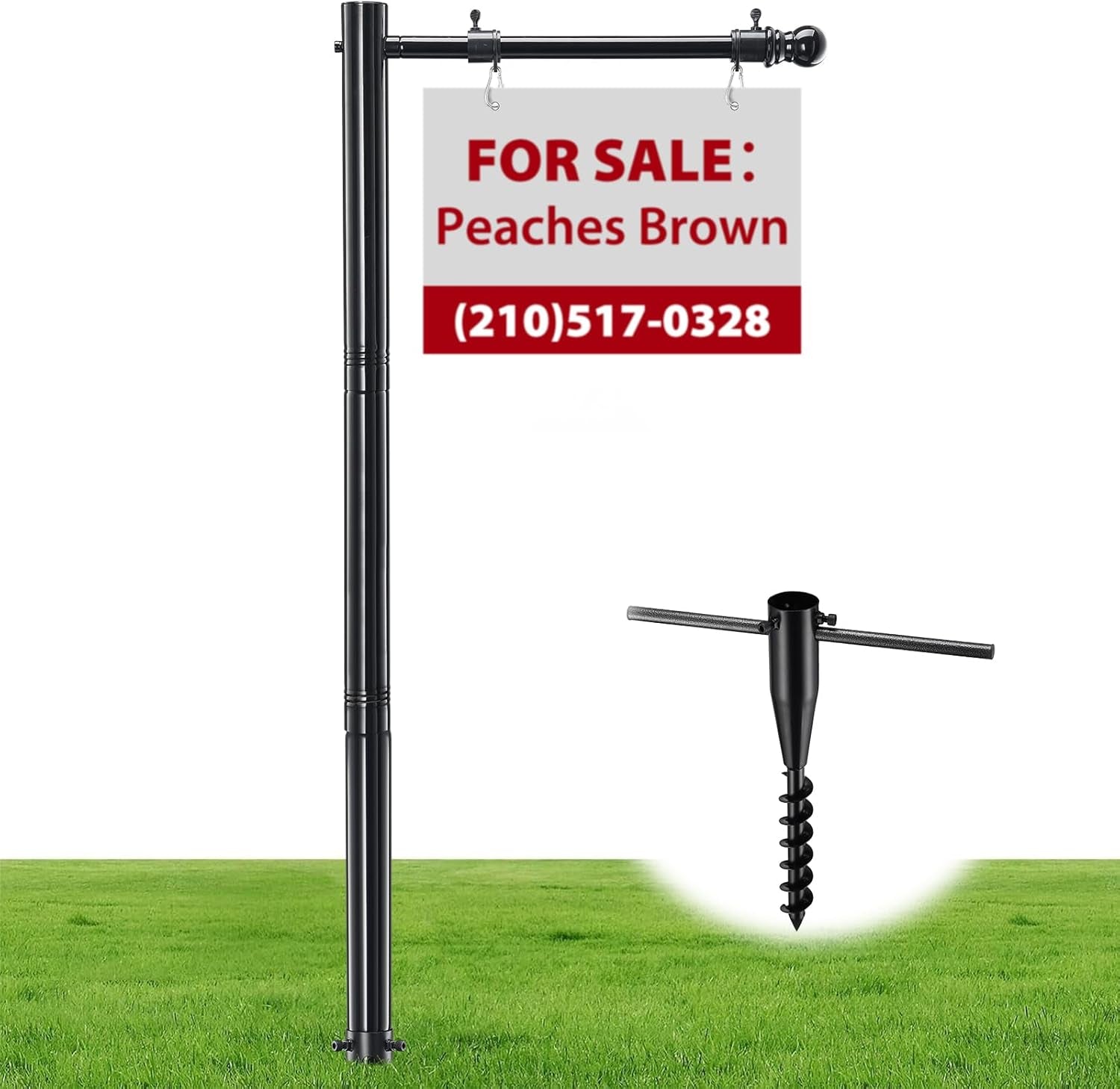 7FT Metal Real Estate Sign Post for Sale & Open House Yard Signs