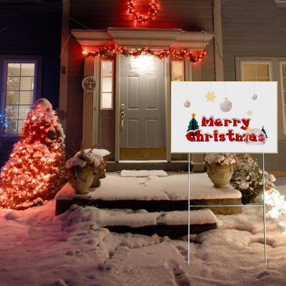 100 Pack Heavy Duty Metal Yard Sign Stakes 20"X24" H-Frame Holders