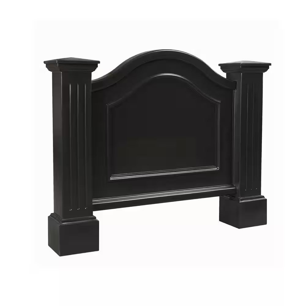 Nantucket 32 In. X 40 In. Black Polyethylene Address Sign