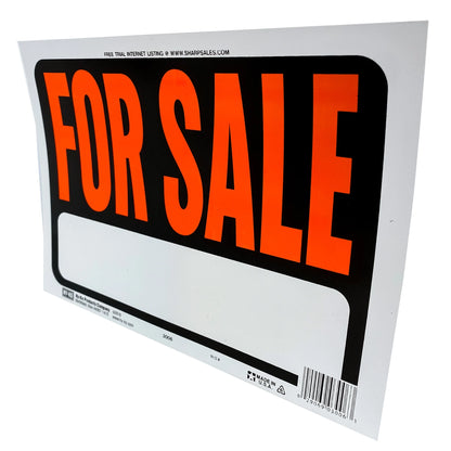 Hy-Glo Series 3006 Identification Sign, for Sale Fluorescent Orange, Plastic Material